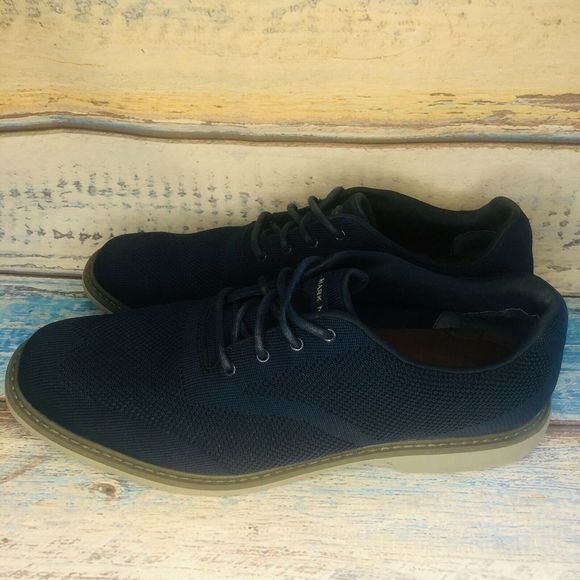 Mark Nason Other - Mark Nason Men's Navy Blue Dress Knit Oxfords
